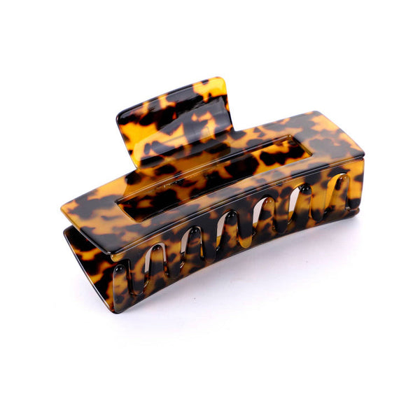 Claw Haar Clip | Haarklem Groot voor dik haar | Haarspeld | Haarclip groot | Kleur: Donker Bruin