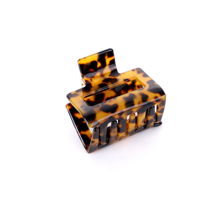 Claw Haar Clip | Haarklem Klein voor dun/normaal haar | Haarspeld | Haarclip klein | Kleur: Donker Bruin