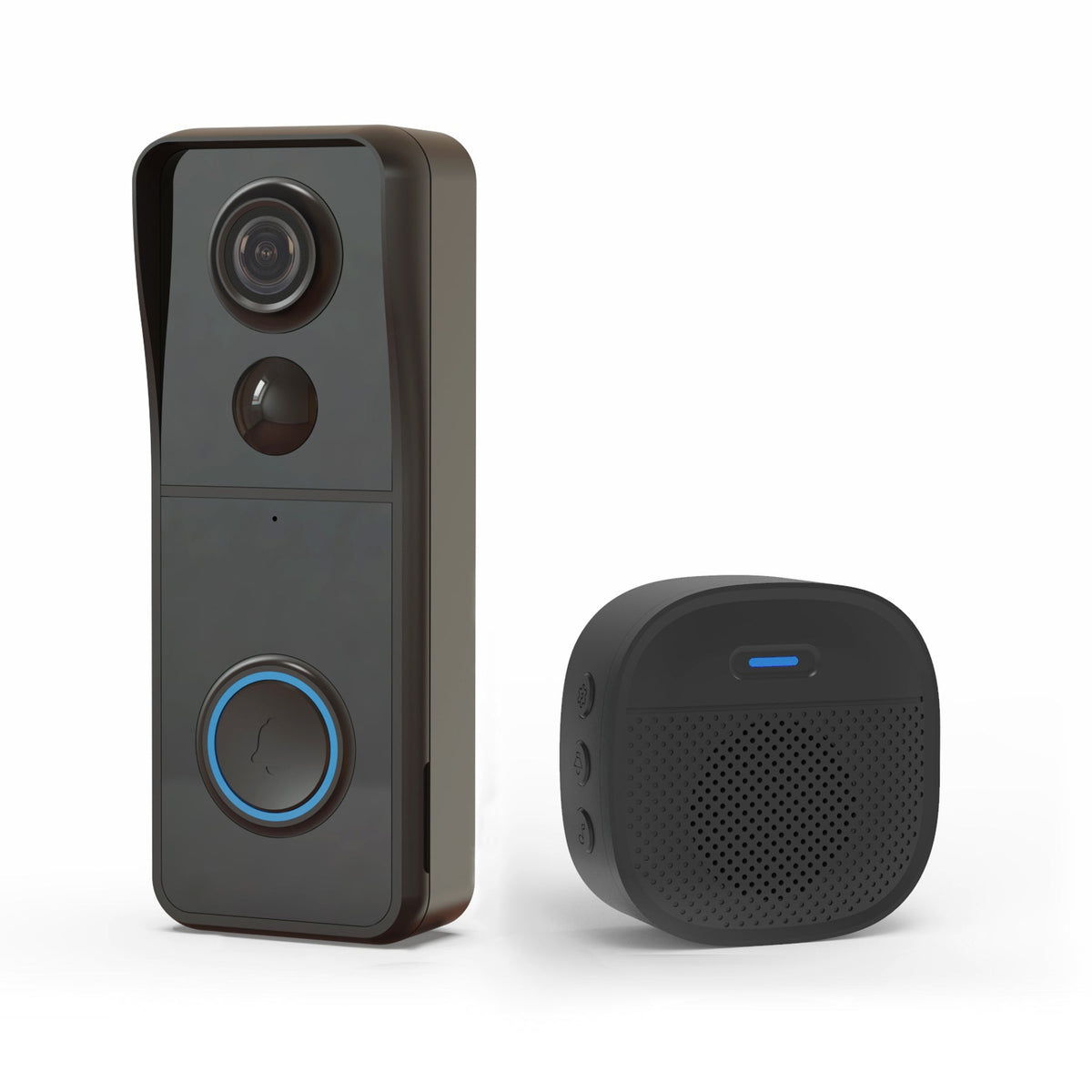 Powell Deurbel met Camera - Zwart
