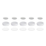 Afstandsbediening Houder Magnetisch - 5 Stuks - Wit - AB Houder- Houder voor Afstandsbediening voor aan de Muur - Remote Controll Holder