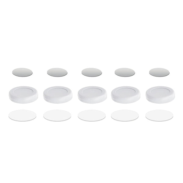 Afstandsbediening Houder Magnetisch - 5 Stuks - Wit - AB Houder- Houder voor Afstandsbediening voor aan de Muur - Remote Controll Holder