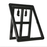 Hondenluik - Afsluitbaar - 4 Standen - 35x28 cm - Zwart