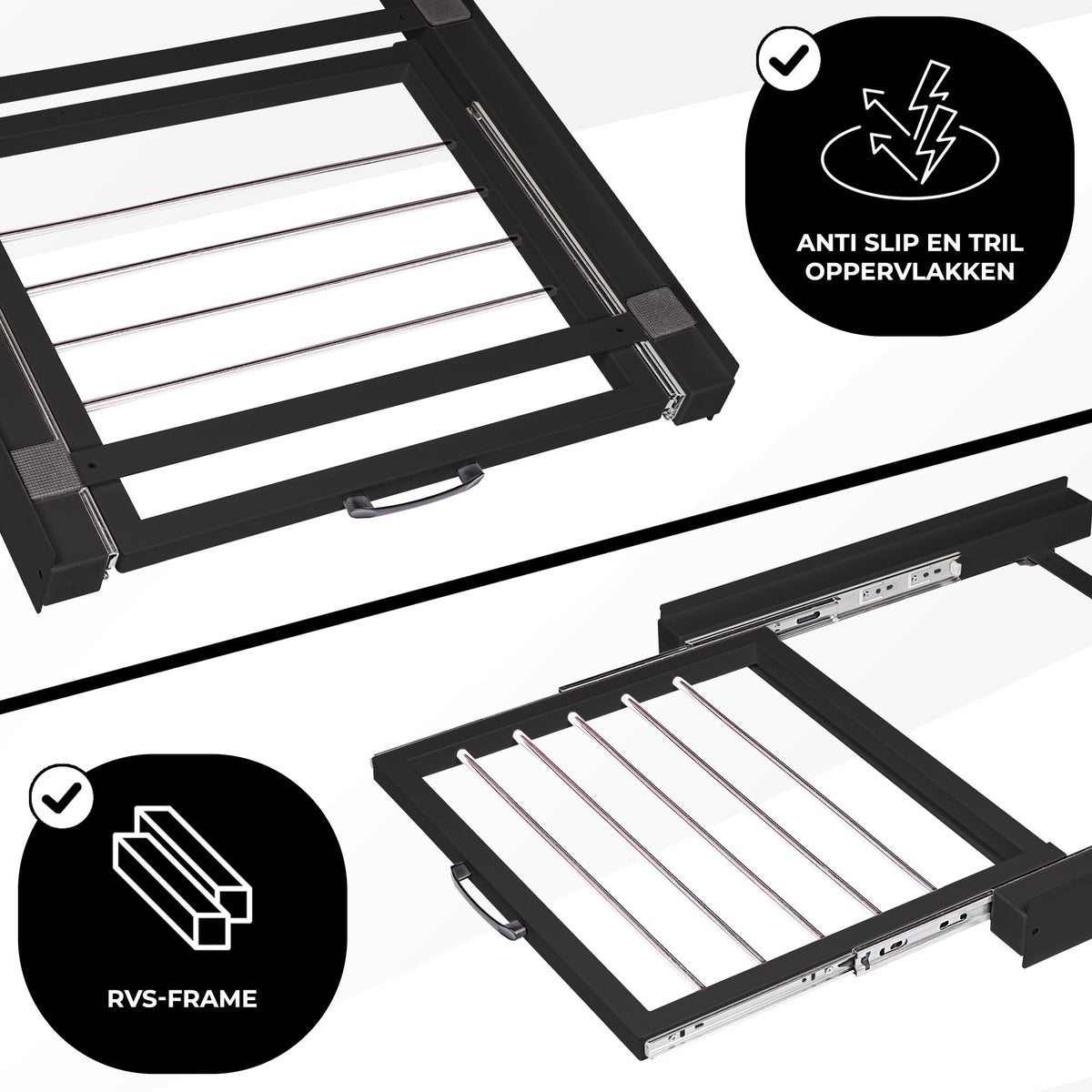 Wasmachine-droger Tussenstuk