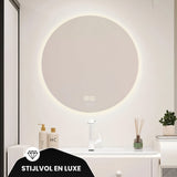 Bayt Badkamerspiegel met LED - Ø 50 CM - 2 Lichtstanden