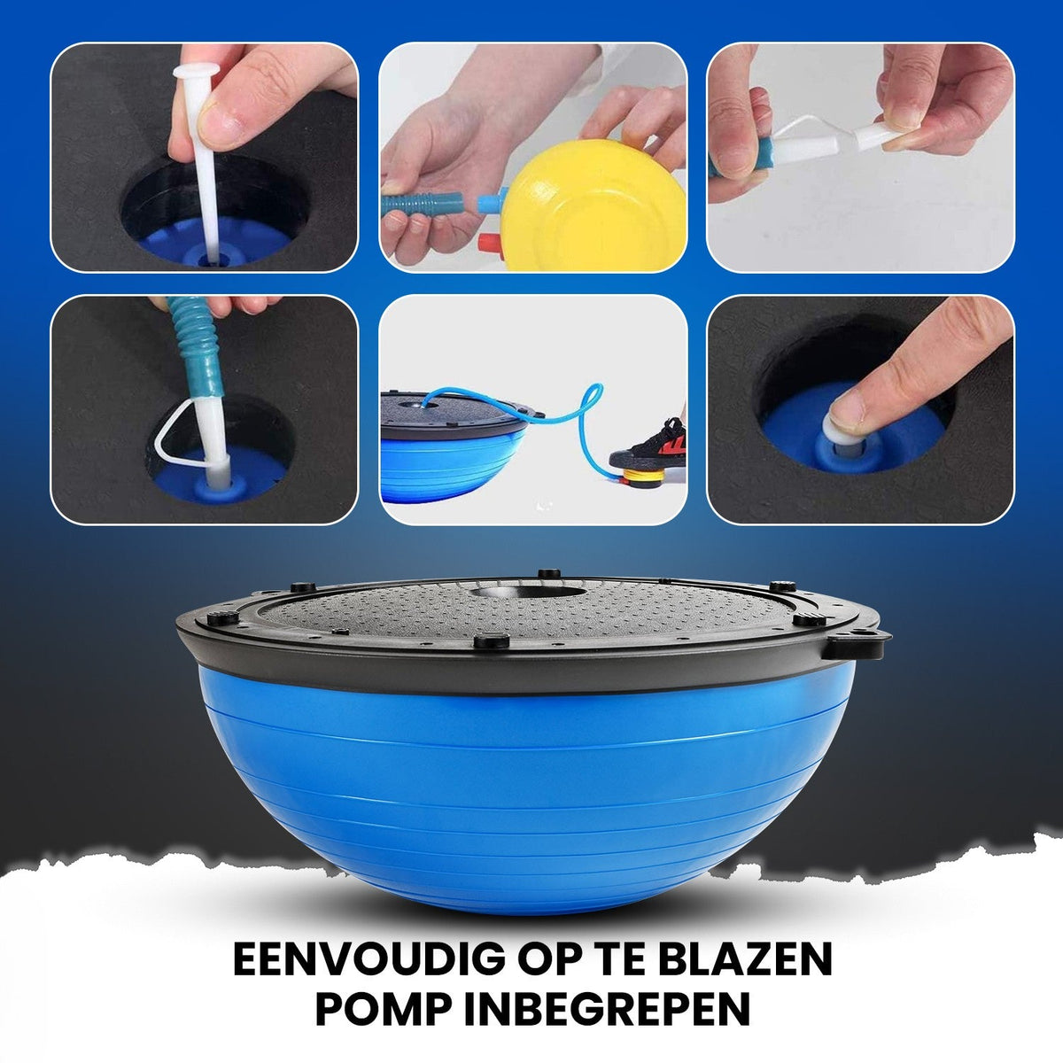 Balansbal 60cm Blauw