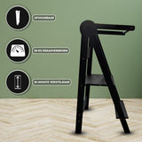 Leertoren Opvouwbaar Zwart