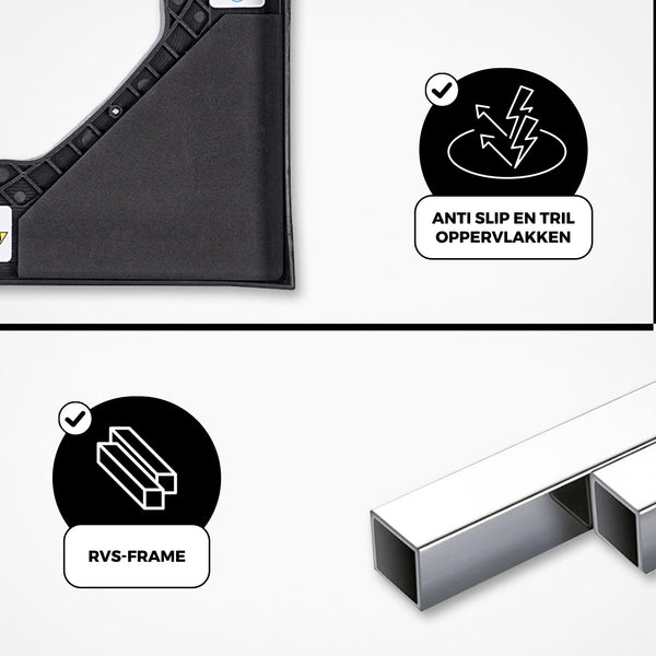 Wasmachine-droger tussenstuk