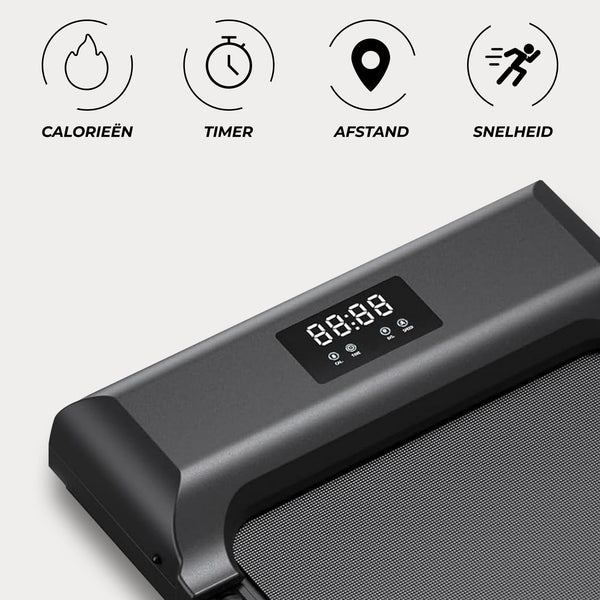 Loopband - Handmatige hellingshoek - Zwart Oranje