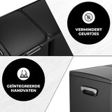 Prullenbak Pedaal 60 Liter Zwart