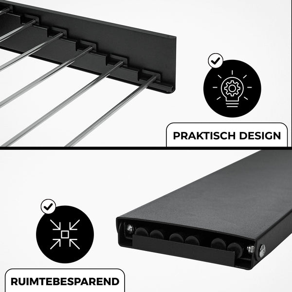 Wanddroogrek Muur Zwart