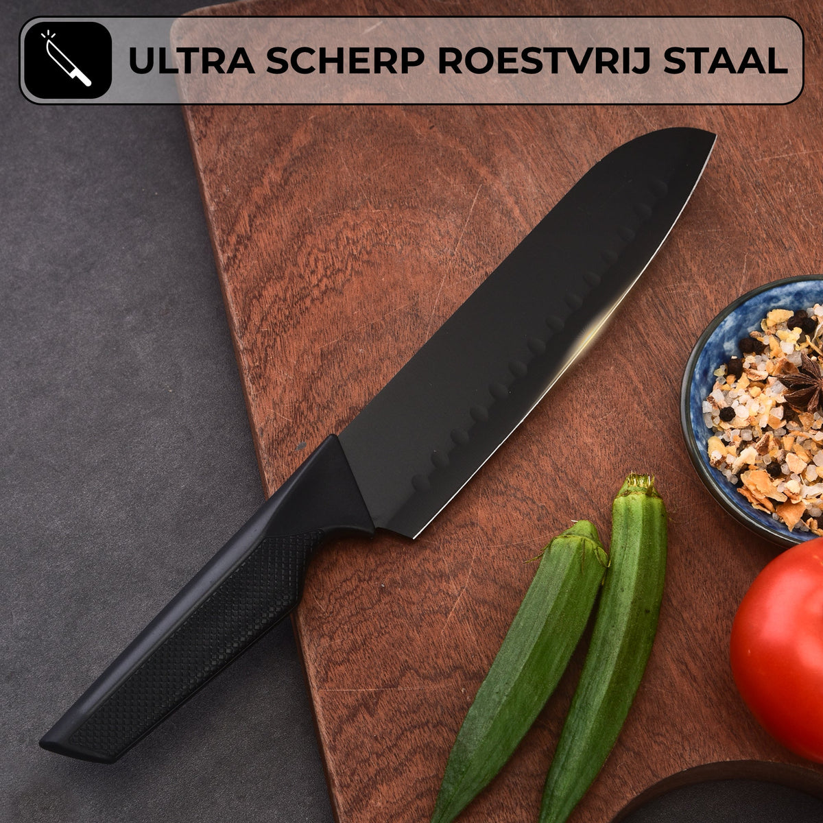 Messenset 14 Delig Zwart