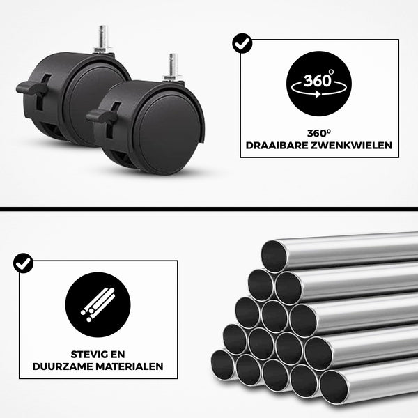 Droogtoren 3 Lagen Zwart