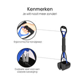 Hondenpoepschep - Handig in Gebruik - Zwart/Blauw