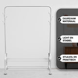 Kledingrek met Schoenenrek Wit