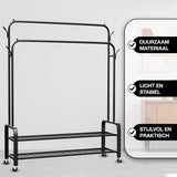 Kledingrek met Schoenenrek