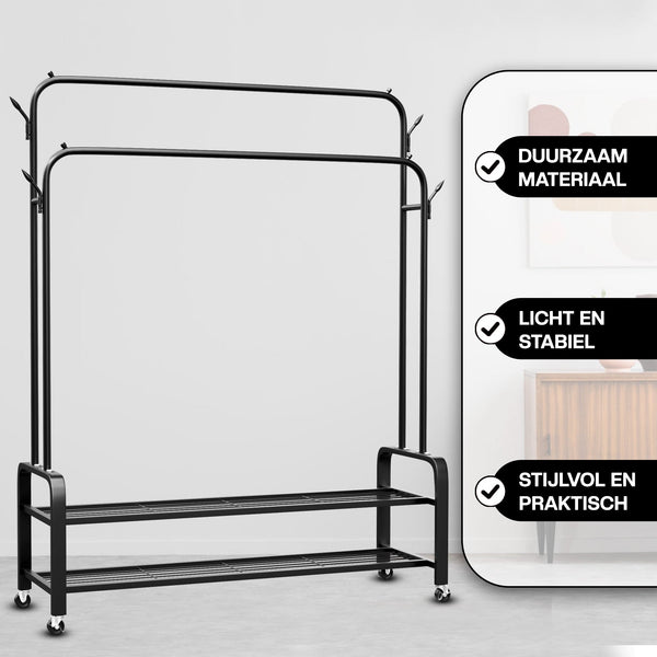 Kledingrek met Schoenenrek