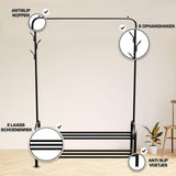 Kledingrek met Schoenenrek