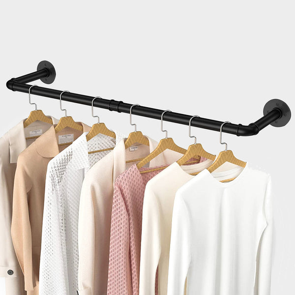 Kledingstang Muur Zwart