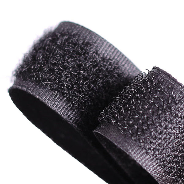 Klittenband - Rol Van 1 Meter - 10 cm Breed - Zwart