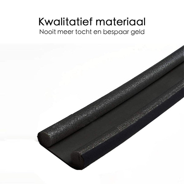 Tochtstopper Deur - Tochtrol - 95 cm - Zwart