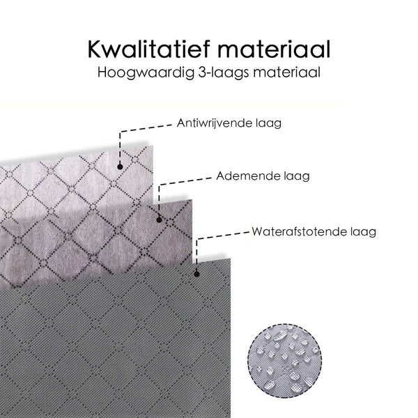 Bed Organizer - Ruime Opbergzakken - Grijs - 3 stuks - Onderbed tas