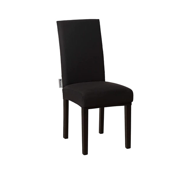 Stoelhoezen - Eetkamerstoel Hoes - 6 Stuks - Zwart - Bescherm stijlvol je stoelen