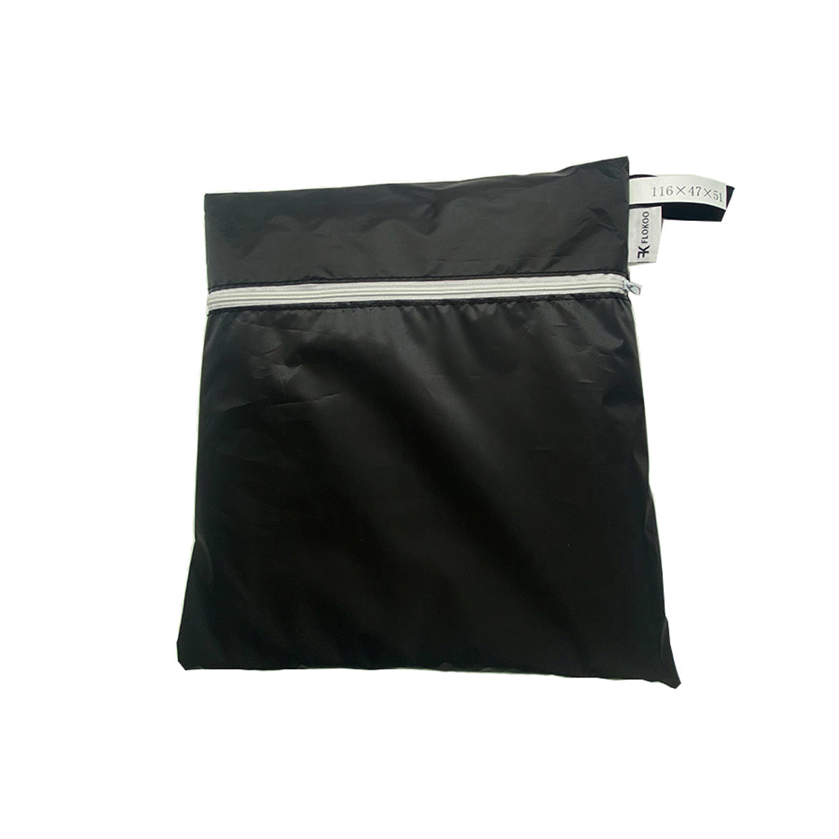 Tuinkussentas - Zwart -  116 x 47 x 51 cm - Opbergtas voor Tuinmeubelkussens - Tuinstoelkussentas - Tuinsetkussen Opbergtas
