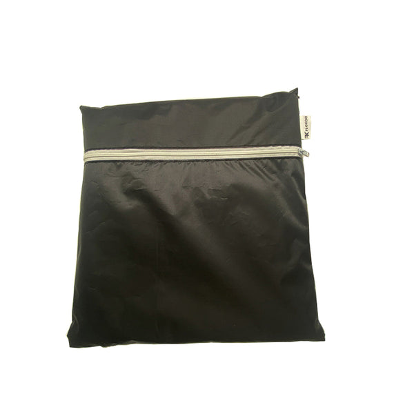 Tuinkussentas - Zwart -  173 x 76 x 51 cm - Opbergtas voor Tuinmeubelkussens - Tuinstoelkussentas - Tuinsetkussen Opbergtas