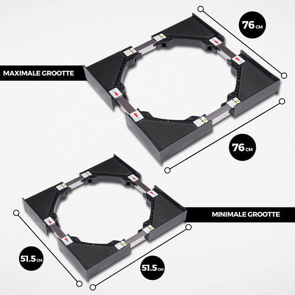 Wasmachine-droger tussenstuk