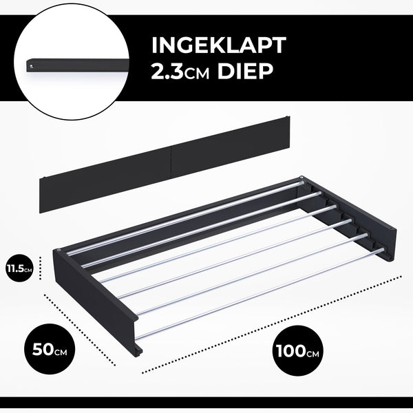 Wanddroogrek Muur Zwart