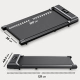 Loopband - Handmatige hellingshoek - Zwart Oranje