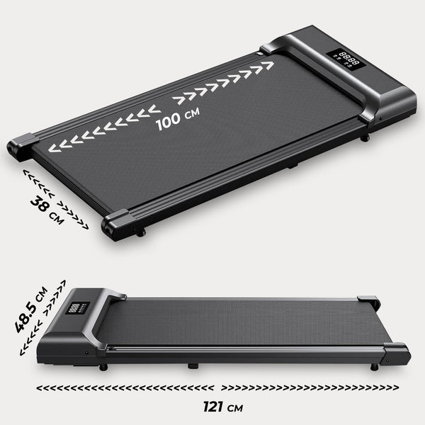 Loopband - Handmatige hellingshoek - Zwart Oranje