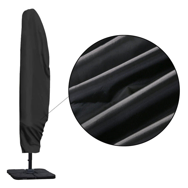Parasolhoes - Zwart - 205 cm - Waterbestendige hoes voor Zweefparasol