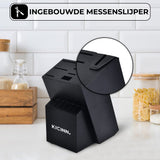 Messenset 14 Delig Zwart