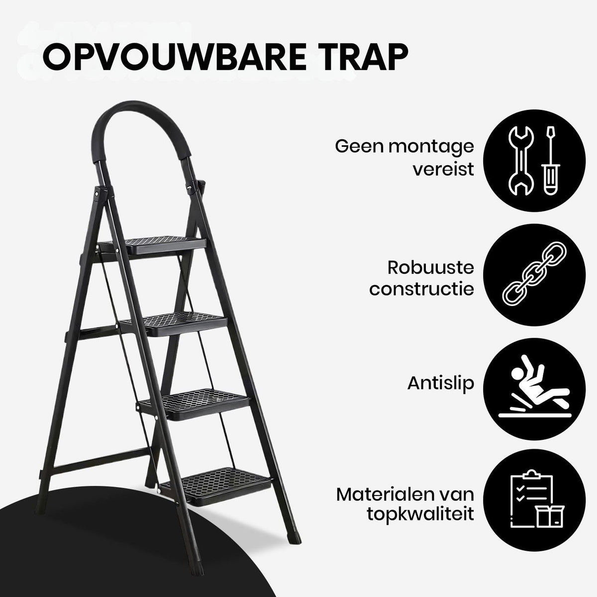 Huishoudtrap Zwart