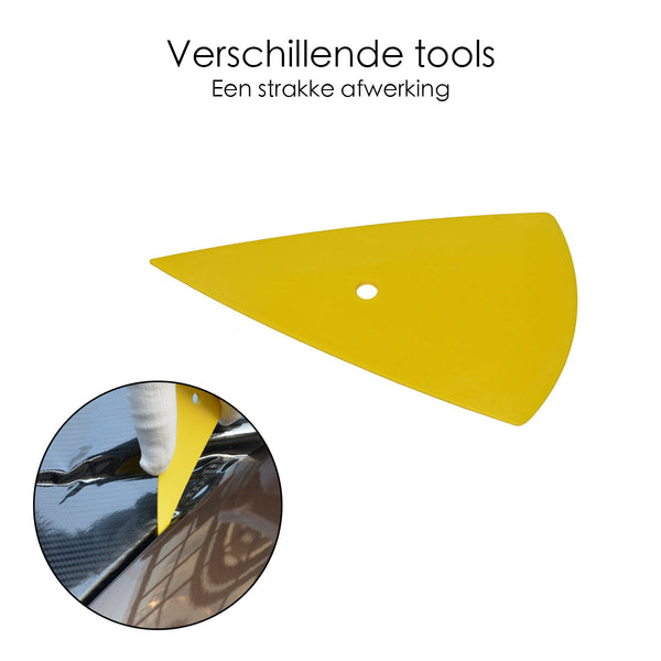 Car Wrap Folie Set - 11 delig - Auto Gereedschapset