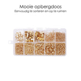 Sieraden Maken Starter Set - Goud - DIY Zelf Sieraden - 850-delig