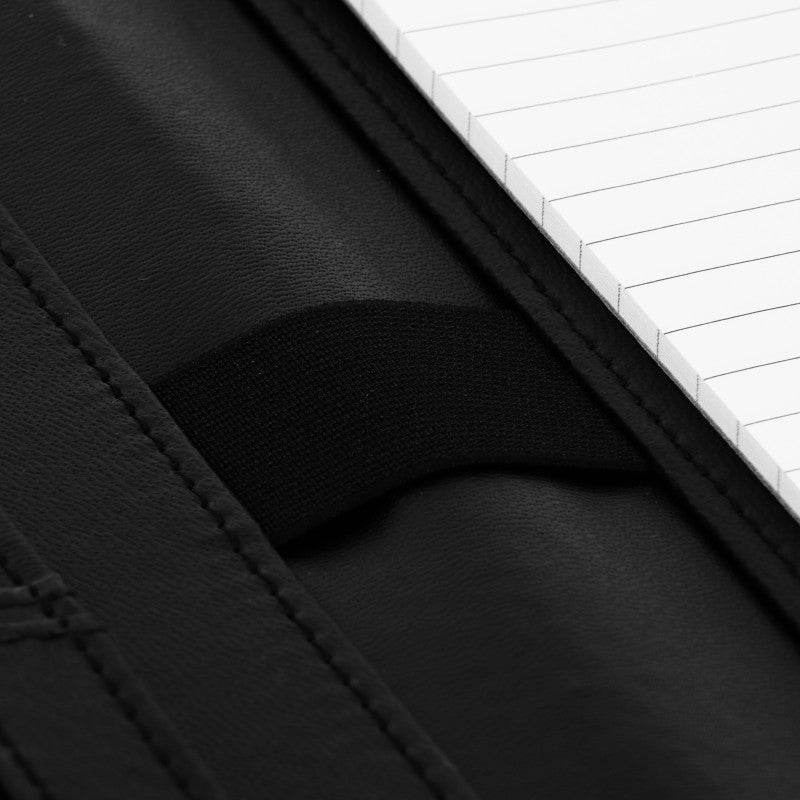 Conferentiemap A4 - Zwart - Inclusief calculator - Luxe Schrijfmap Opbergmap