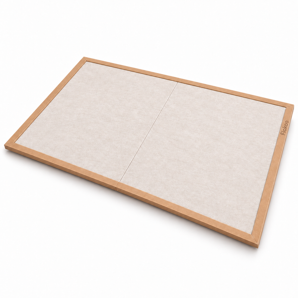 Opvouwbaar Puzzelbord voor 1000 Stukjes – Puzzelmat & Puzzelplaat 80 x 60 cm – Draagbaar Puzzelbord – Antislip Oppervlak – Beige