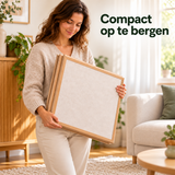 Opvouwbaar Puzzelbord voor 1000 Stukjes – Puzzelmat & Puzzelplaat 80 x 60 cm – Draagbaar Puzzelbord – Antislip Oppervlak – Beige