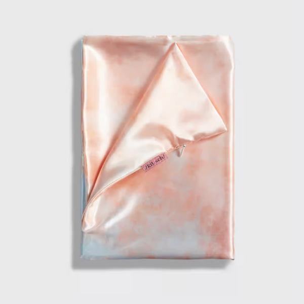 Satijnen kussensloop - Sunset Tie Dye