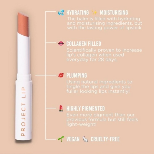 Plump en Colour Plumping Balm - Dare (Pink/Brown) by Project Lip Cosmetics