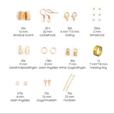 Sieraden Maken Starter Set - Goud - DIY Zelf Sieraden - 850-delig