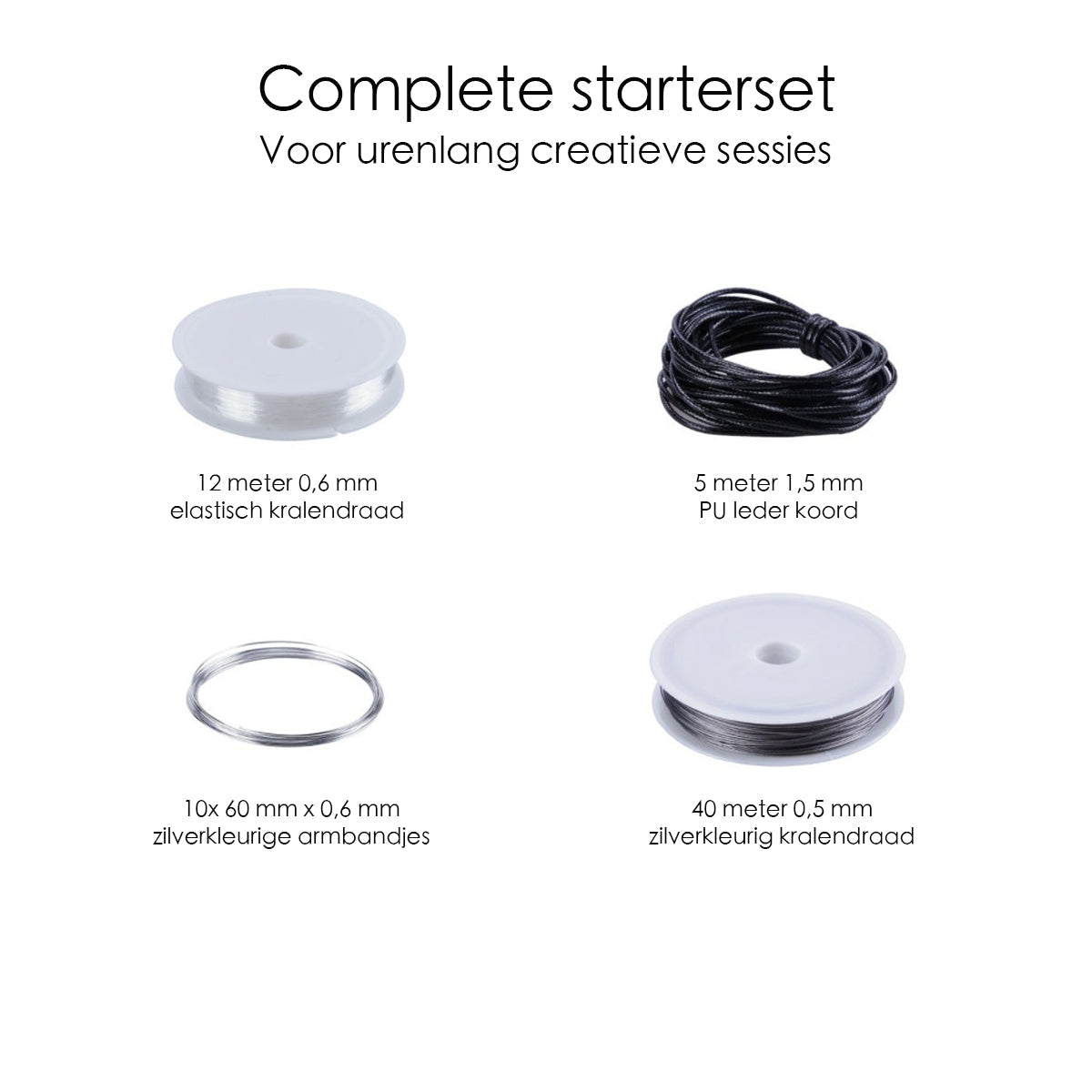 Sieraden Maken Starter Set - Zilver - DIY Zelf Sieraden - 850-delig
