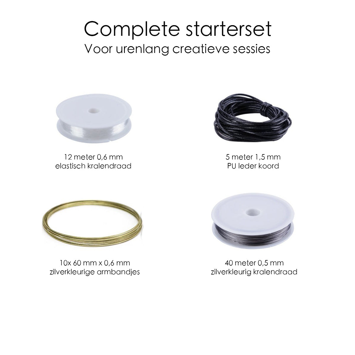 Sieraden Maken Starter Set - Goud - DIY Zelf Sieraden - 850-delig