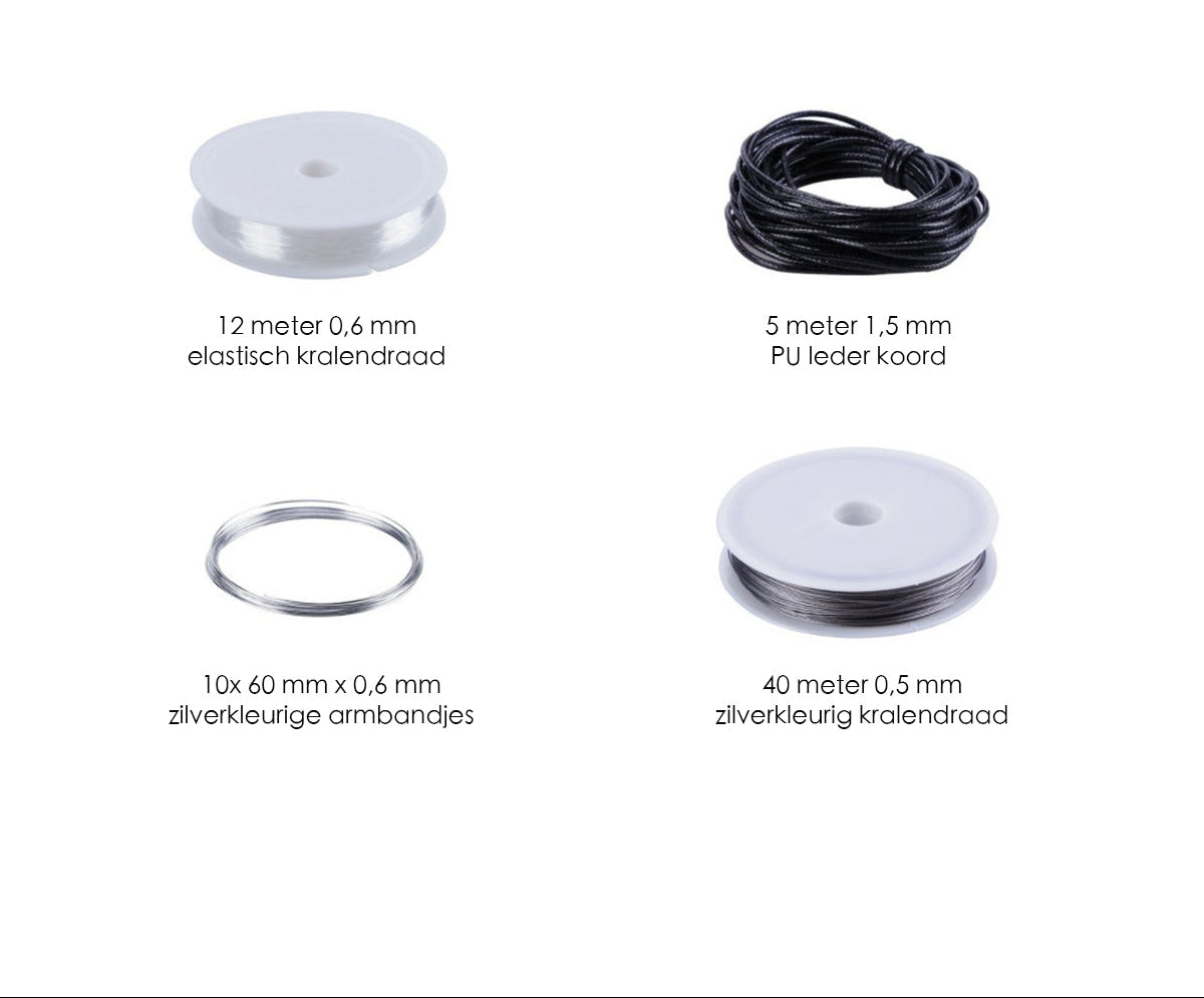 Sieraden Maken Starter Set - Zilver - DIY Zelf Sieraden - 850-delig