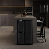 Prullenbak Pedaal 60 Liter Zwart