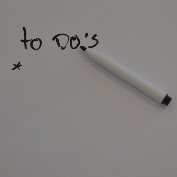 Whiteboard Folie XL Zelfklevend met 4 Stiften met Wisser - 60 x 100 cm