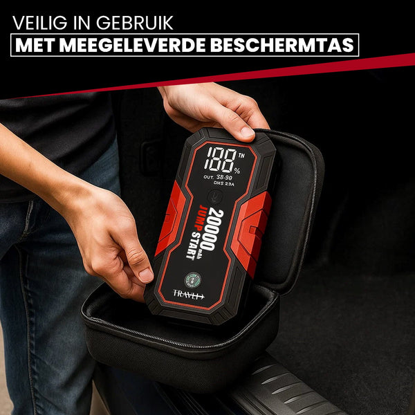 Travli Jumpstarter Zwart-Rood