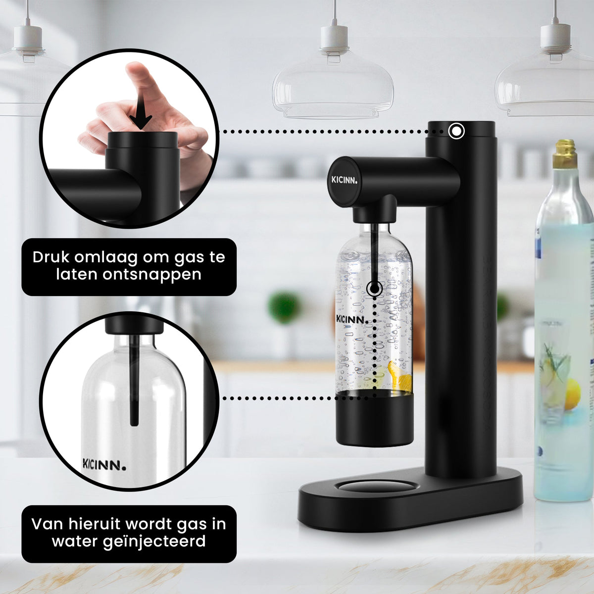 Bruiswatermaker Zwart